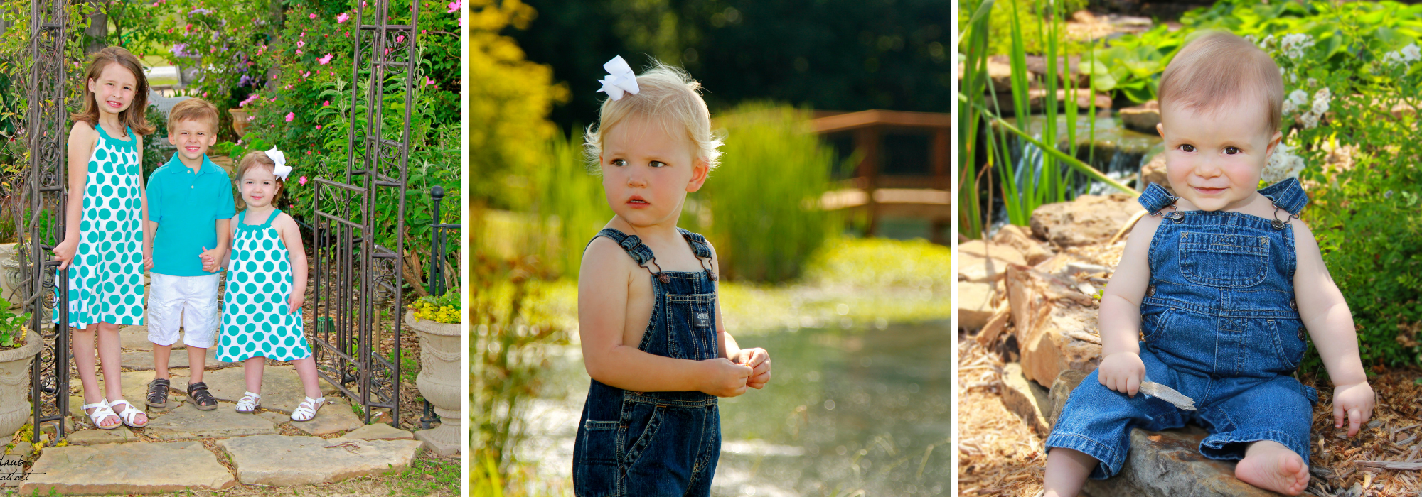 Collage of children photos