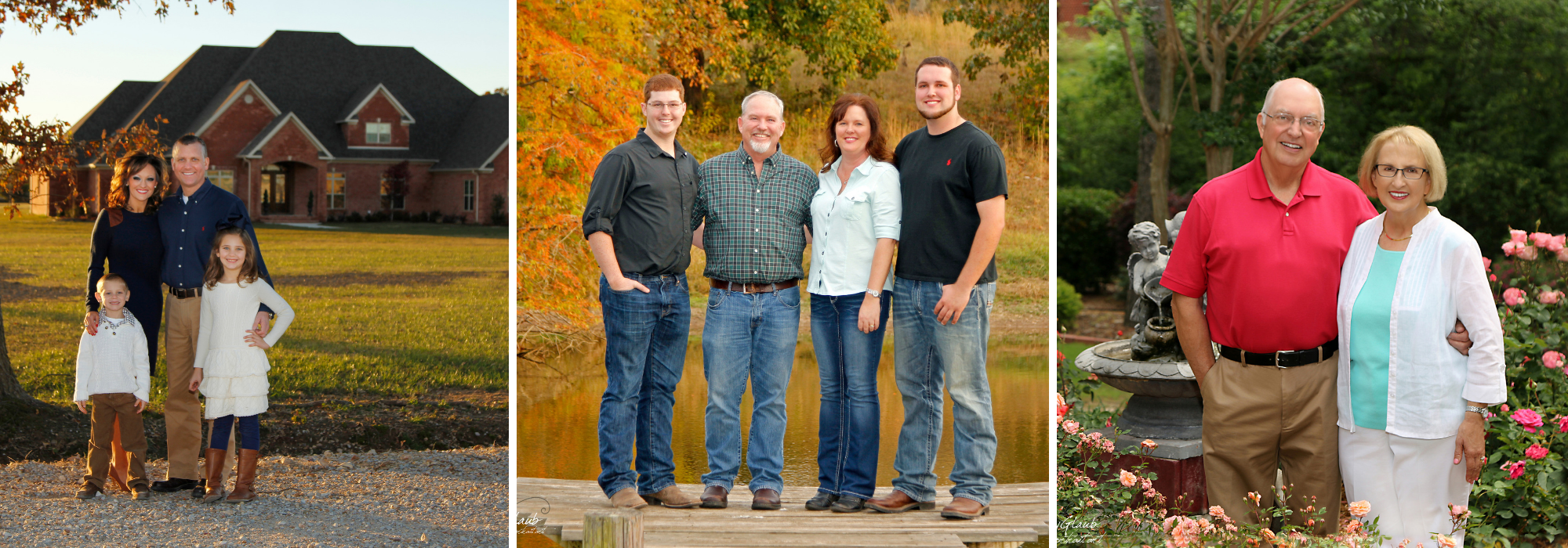 Collage of family photos